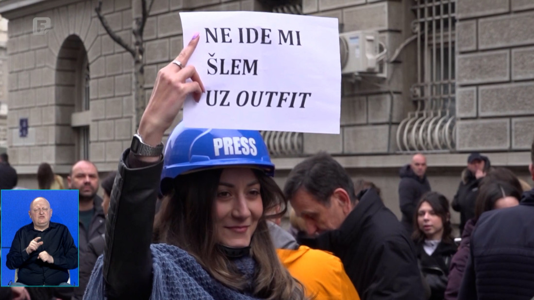 Protest u Beogradu zbog nasilja nad novinarima
