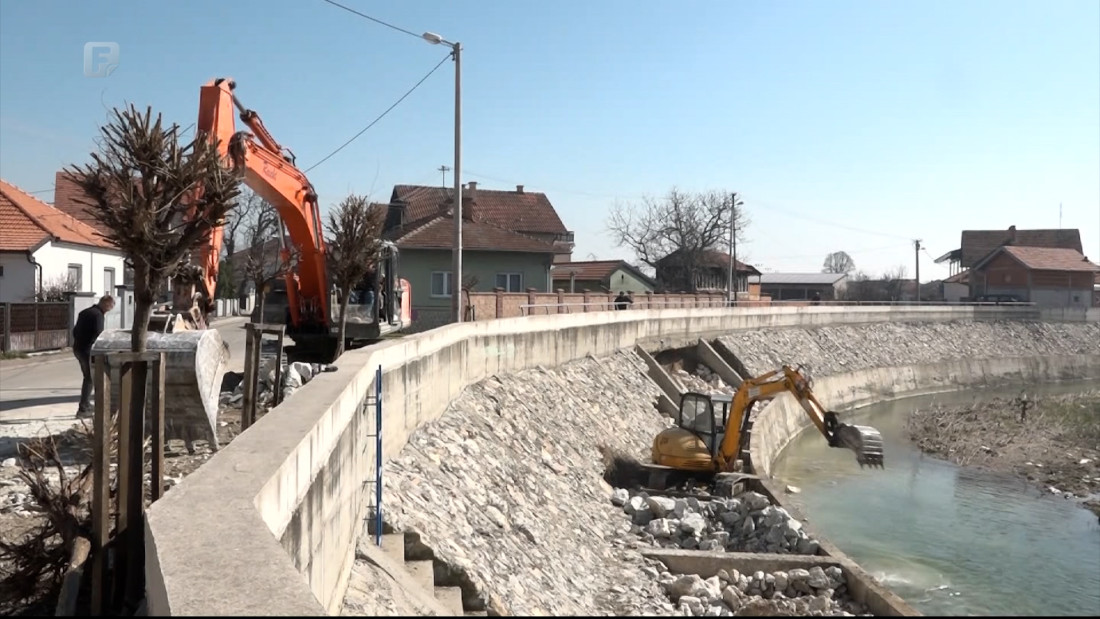 Konačno počela sanacija obaloutvrde korita rijeke Janje