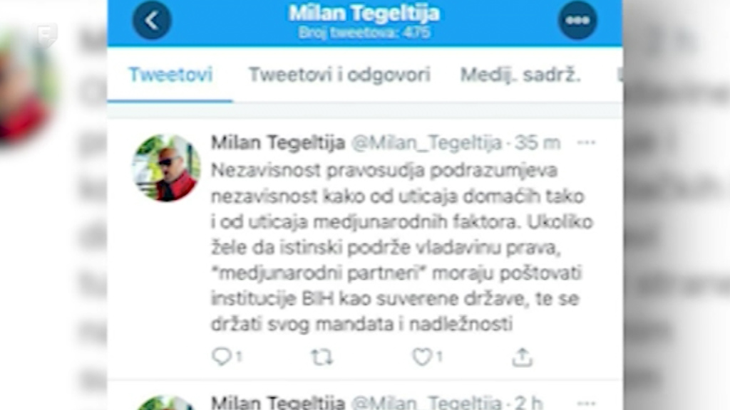 Tegeltija na Twitteru o OSCE-ovom izvještaju, odgovorio mu Sattler