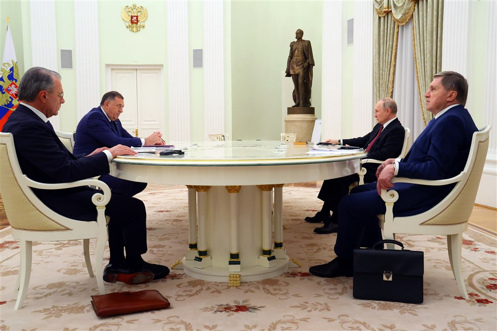 Delegacija EU u BiH: Dodikova posjeta Rusiji nije u skladu s evropskim putem BiH