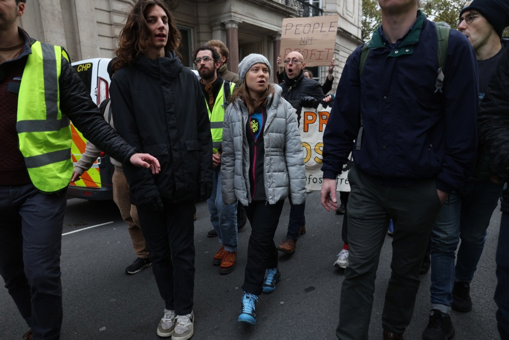 Policija u Londonu privela Gretu Thunberg