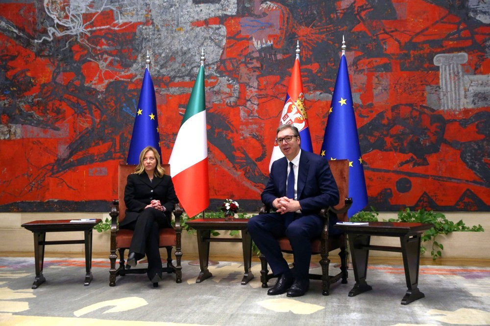 Meloni u Srbiji: Za nas je bitno da Zapadni Balkan uđe u evropsku porodicu