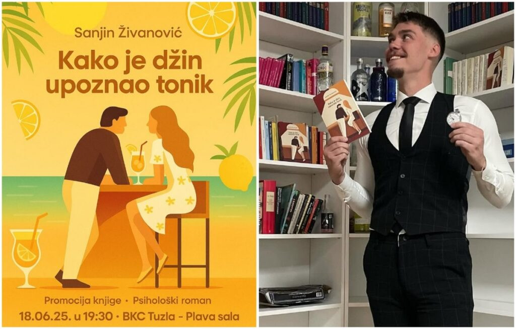 Tuzla: Promocija knjige Sanjina Živanovića “Kako je džin upoznao tonik”