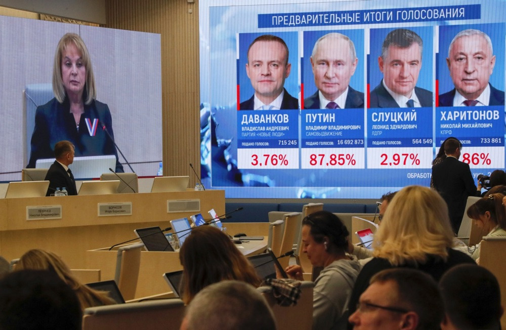 Izlazne ankete: Putin osvojio 87 odsto glasova na predsjedničkim izborima