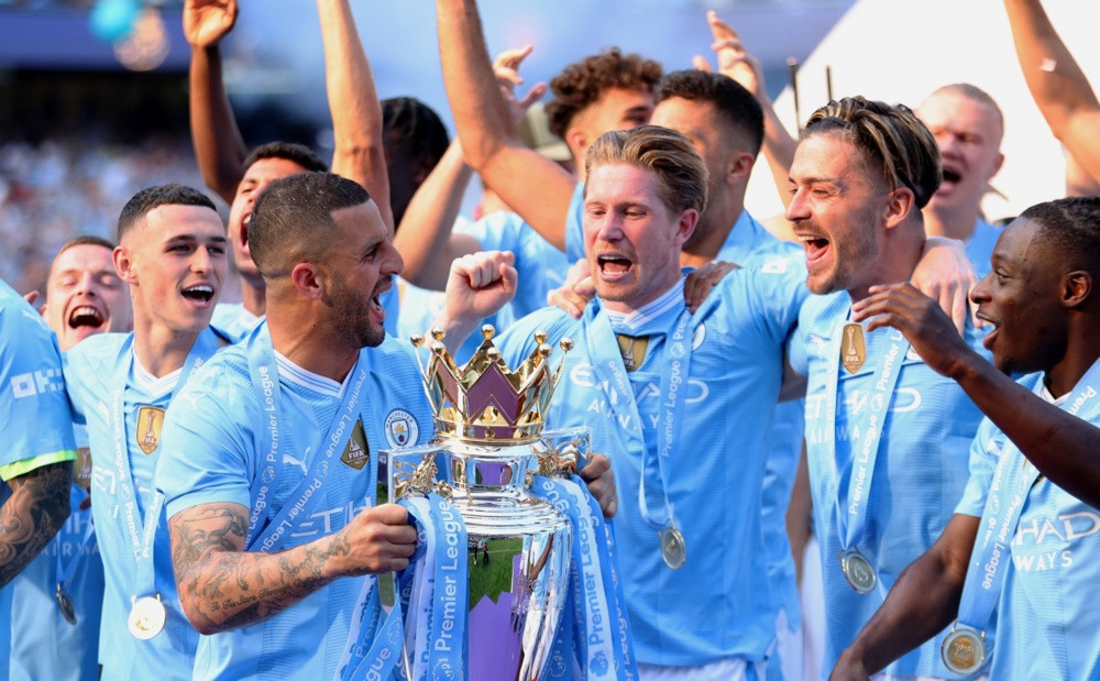 Manchester Citya osvojio četvrtu uzastopnu titulu u Premier ligi