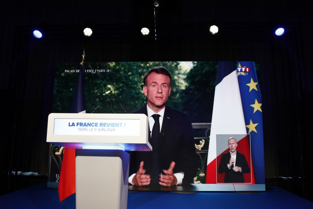 Macron raspisao vanredne parlamentarne izbore nakon poraza njegove partije na izborima za EP