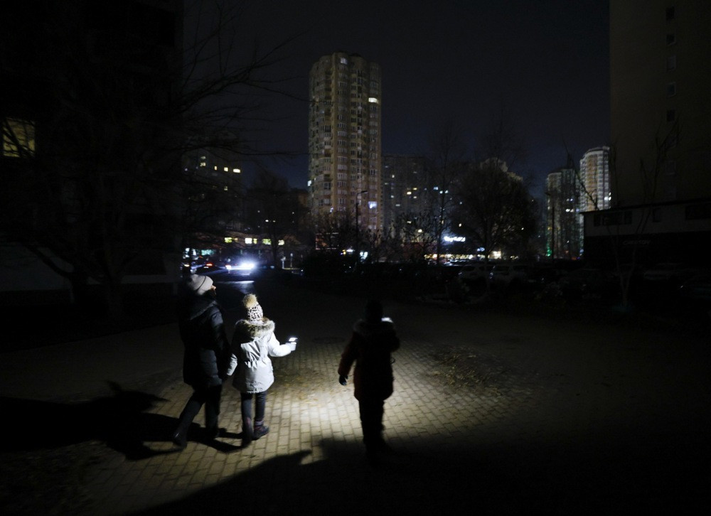 Ruski zračni napad na elektroenergetsku infrastrukturu Ukrajine