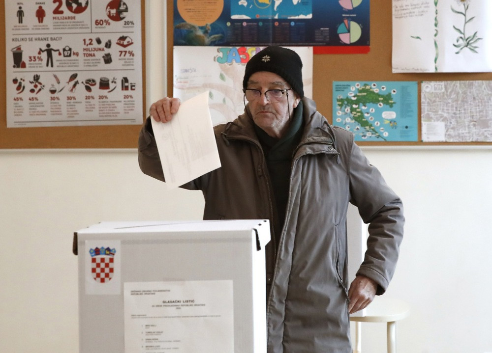 Izlaznost na predsjedničkim izborima u Hrvatskoj 36 posto