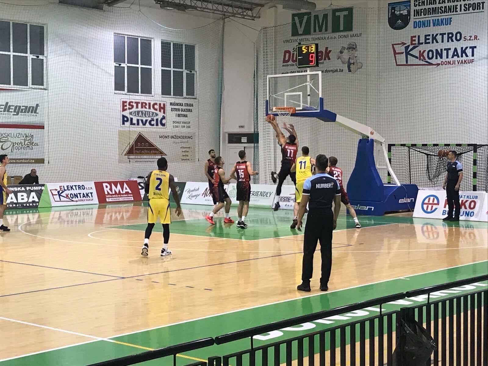 Košarkaši tuzlanske Slobode ostvarili pobjedu u Donjem Vakufu