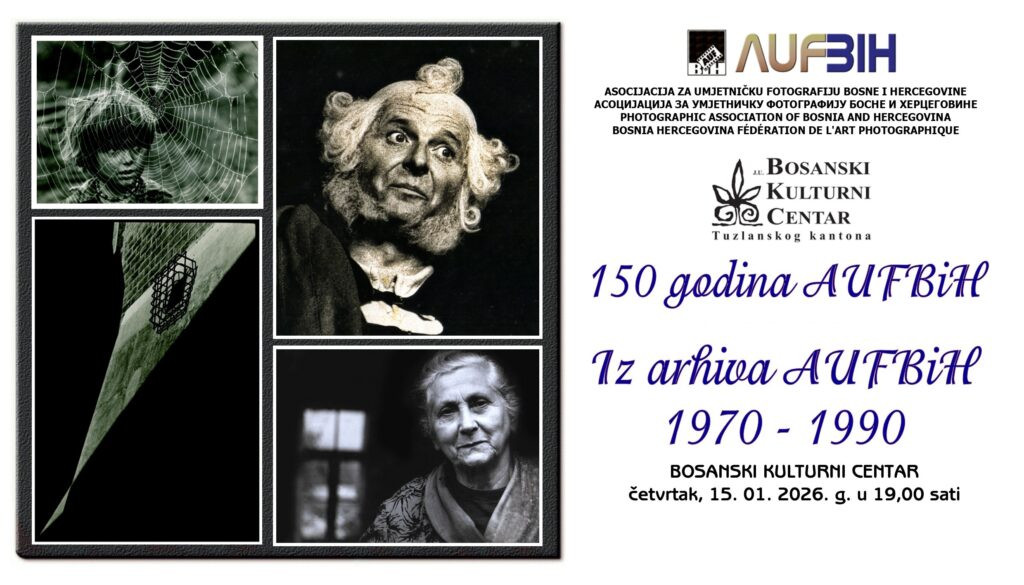 U Galeriji BKC Tuzla izložba „Iz arhiva AUFBiH 1970–1990"