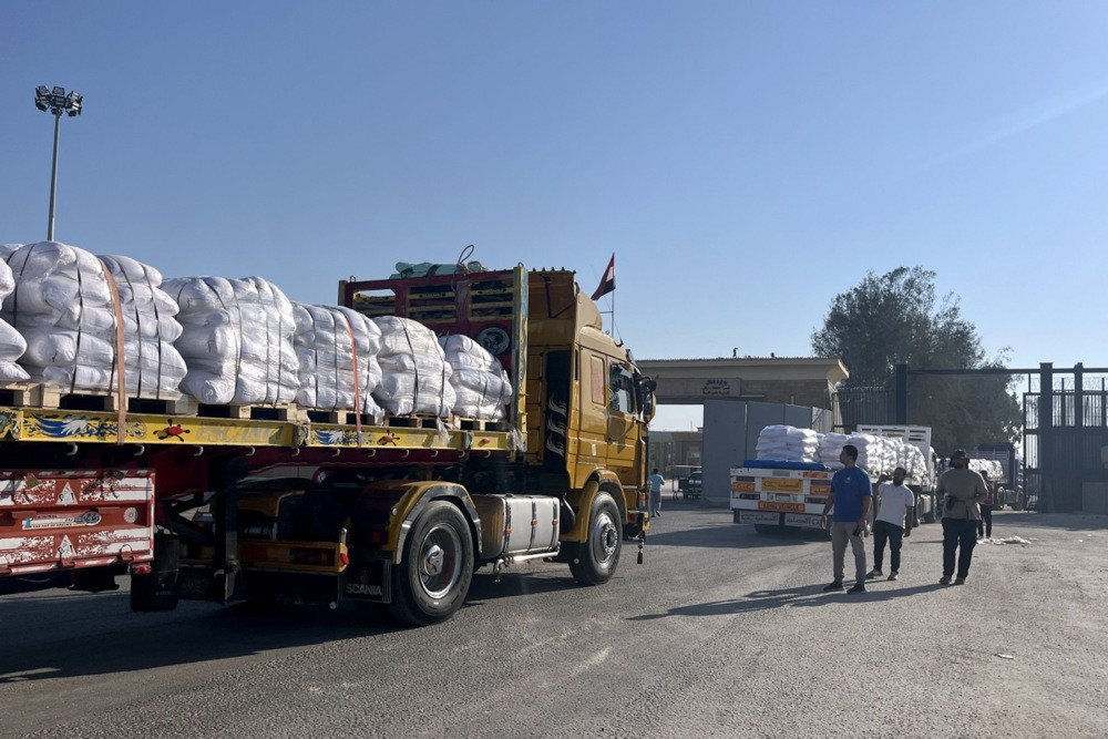 Delegacija američkog Senata pregledala skladišta pomoći na egipatskoj strani graničnog prijelaza Rafah u Gazi