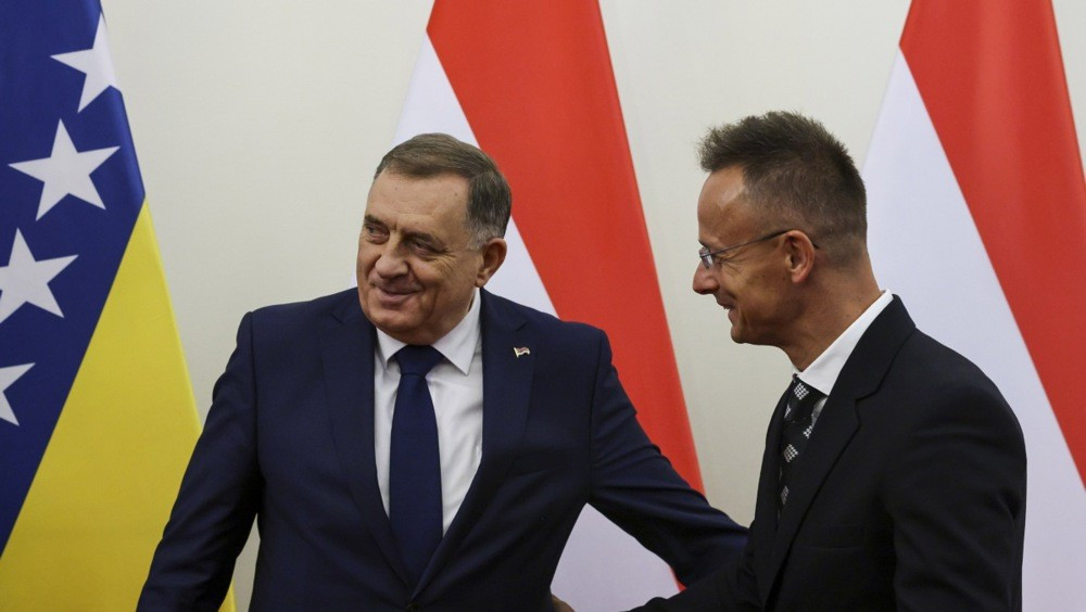 BiH uputila protestnu notu Mađarskoj zbog prijema Dodika