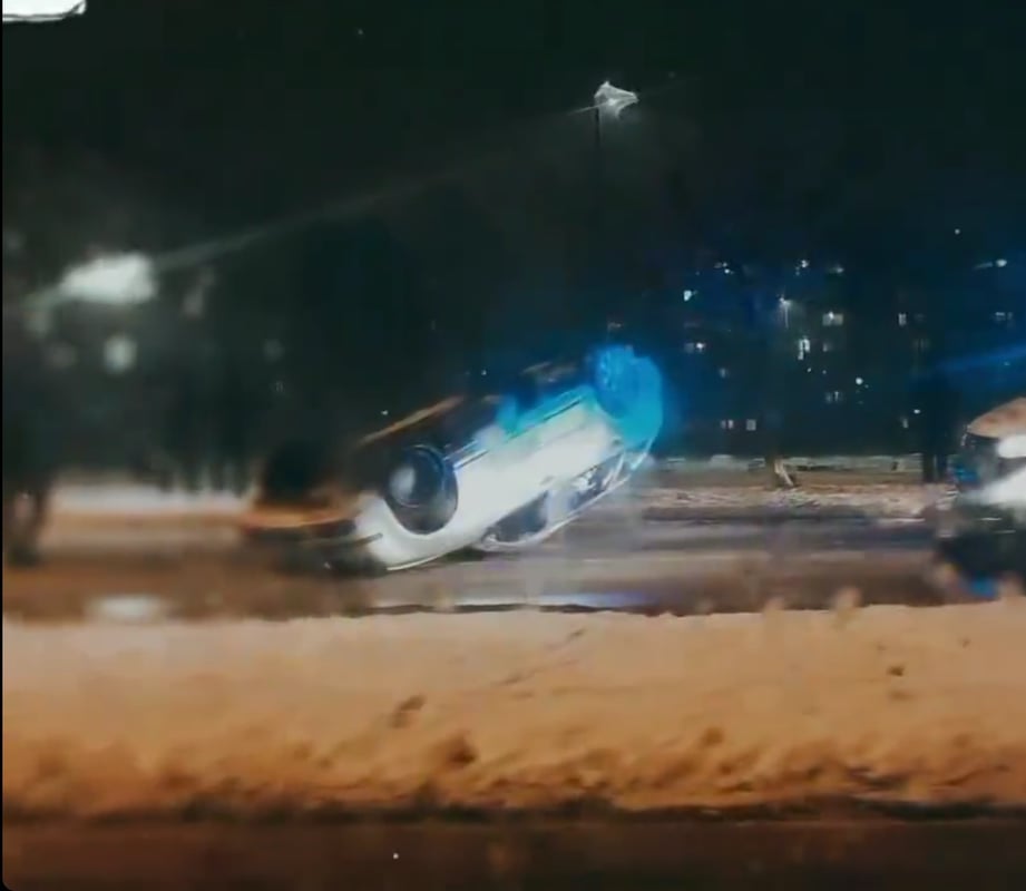 Sarajevo: Na Dobrinji se prevrnuo automobil