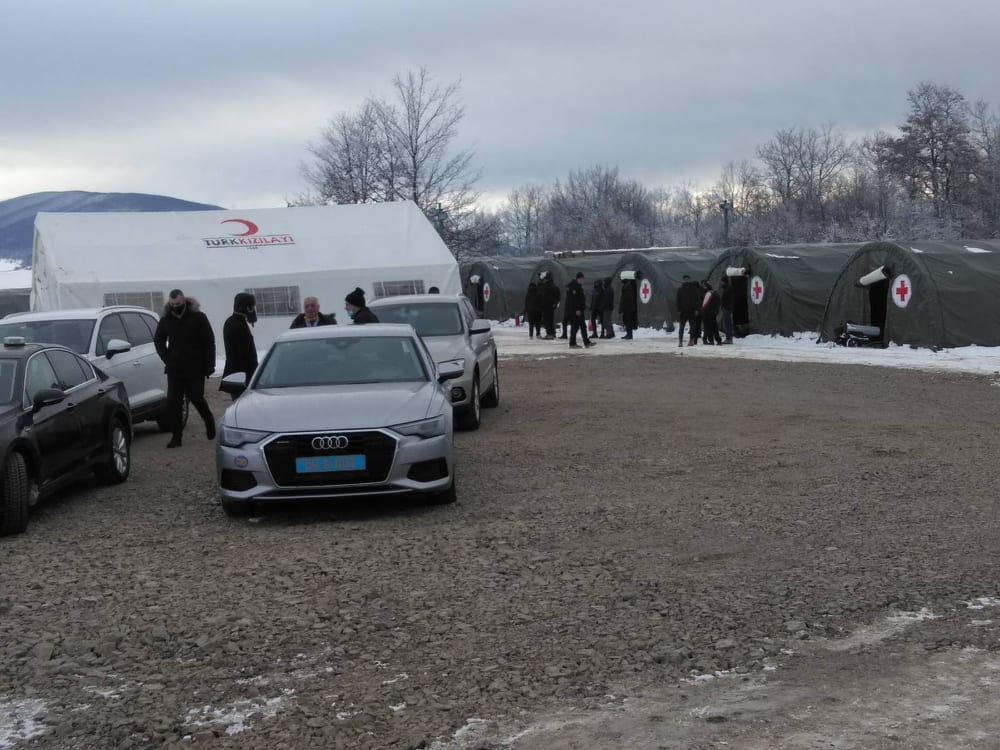 Delegacija EK BiH u posjeti Bihaću i privremenom kampu Lipa