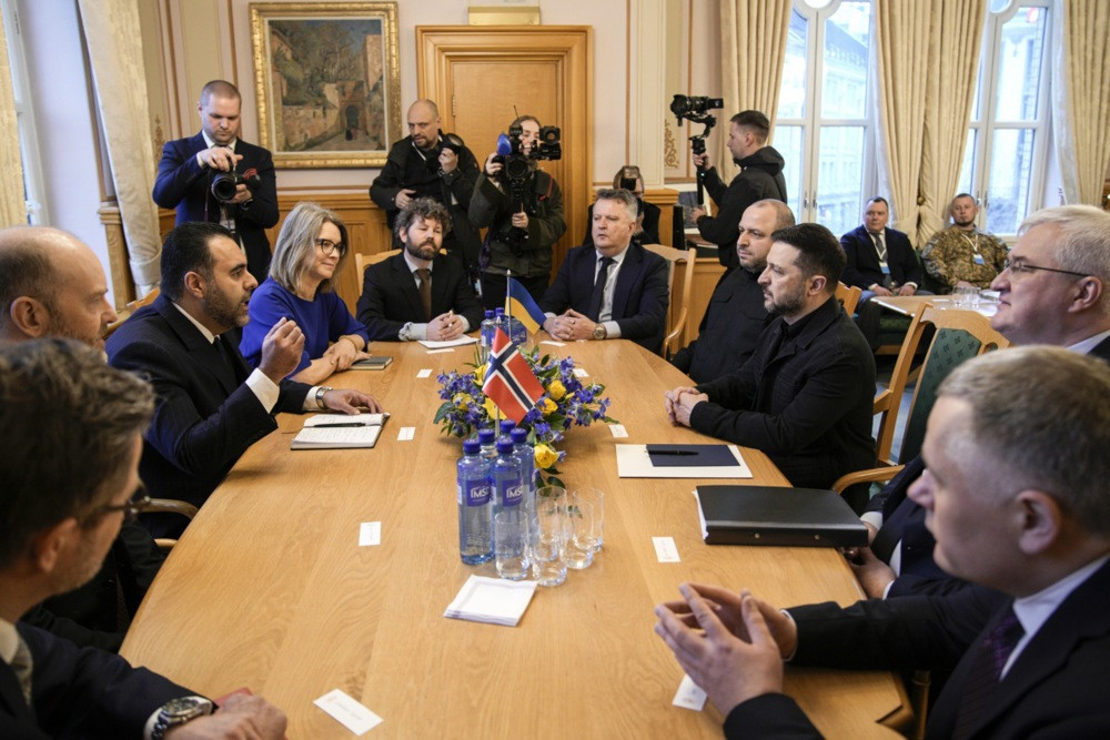 Zelenski se sastao s norveškim prijestolonasljednikom i predsjednikom parlamenta tokom posjete Oslu