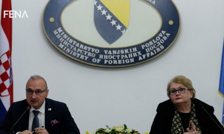 Turković s ministrom vanjskih i europskih poslova Hrvatske Grlićem Radmanom