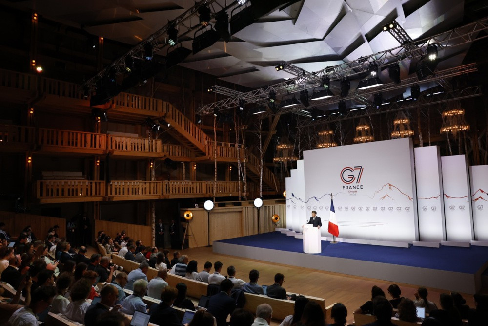 Macron: Čelnici G7 saglasni da 'nema istinske spremnosti' Rusije za mir Ukrajini