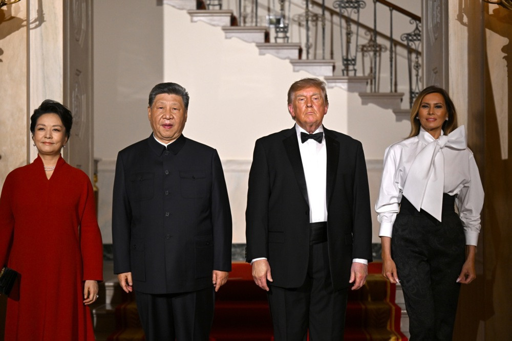 Trump i Melania ugostili Xija i njegovu suprugu na privatnom čaju u Bijeloj kući