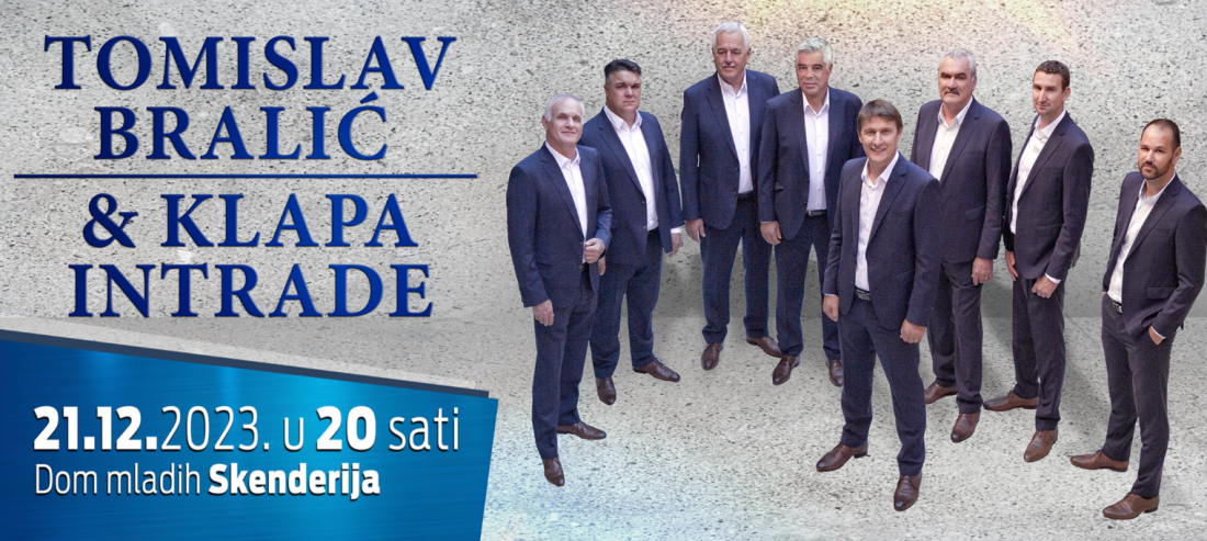 Tomislav Bralić i klapa Intrade: Uskoro koncertna premijera u Sarajevu