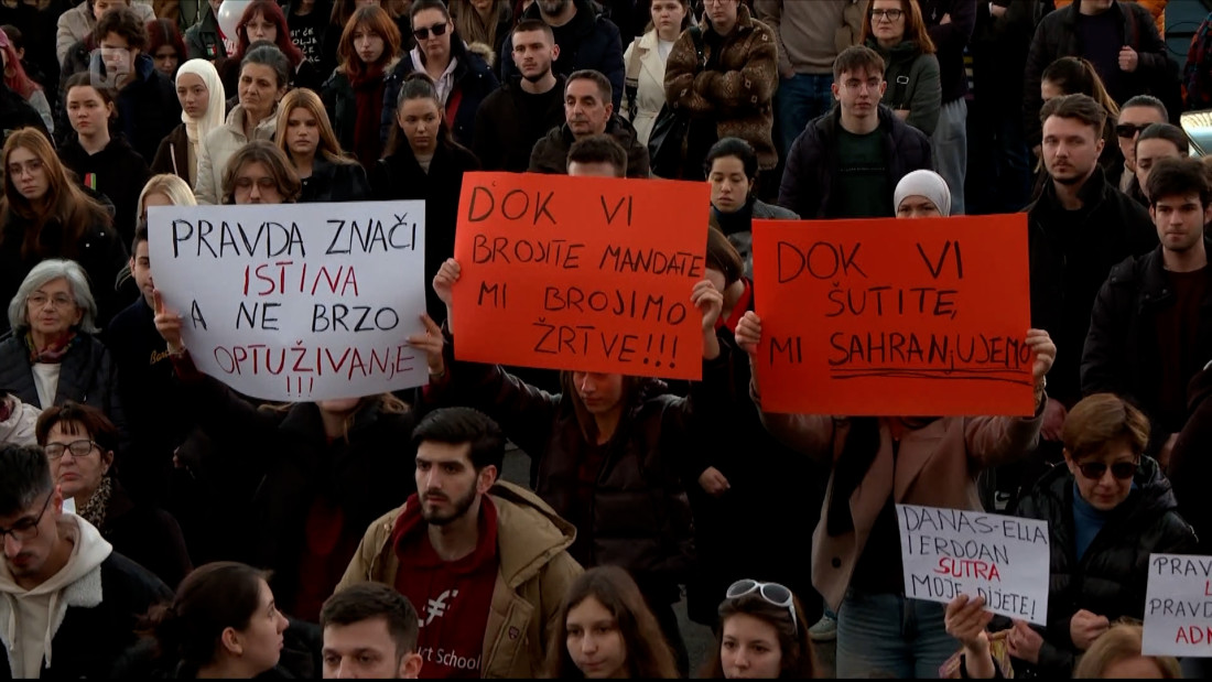 Novosadski studenti poručili građanima Sarajeva nakon tramvajske nesreće: "Uz vas smo"