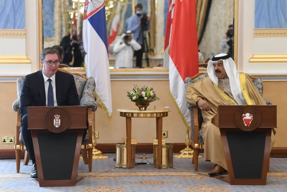 Aleksandar Vučić u prvoj zvaničnoj posjeti Bahreinu