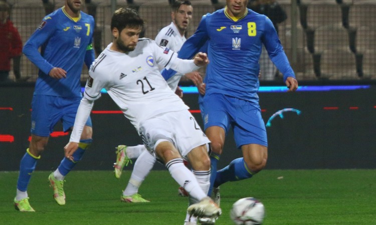 Nogometaši BiH poraženi, Ukrajine će igrati u baražu za SP