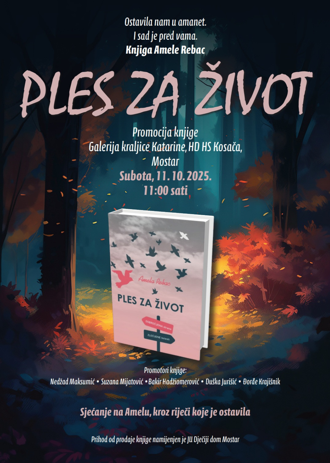 Knjiga "Ples za život"- Sjećanja na novinarku i publicistkinju Amelu Rebac