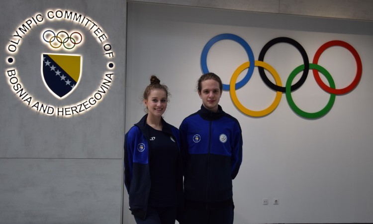 Klizački par Mitrofanova - Kasinskij na pripremama u Sarajevu