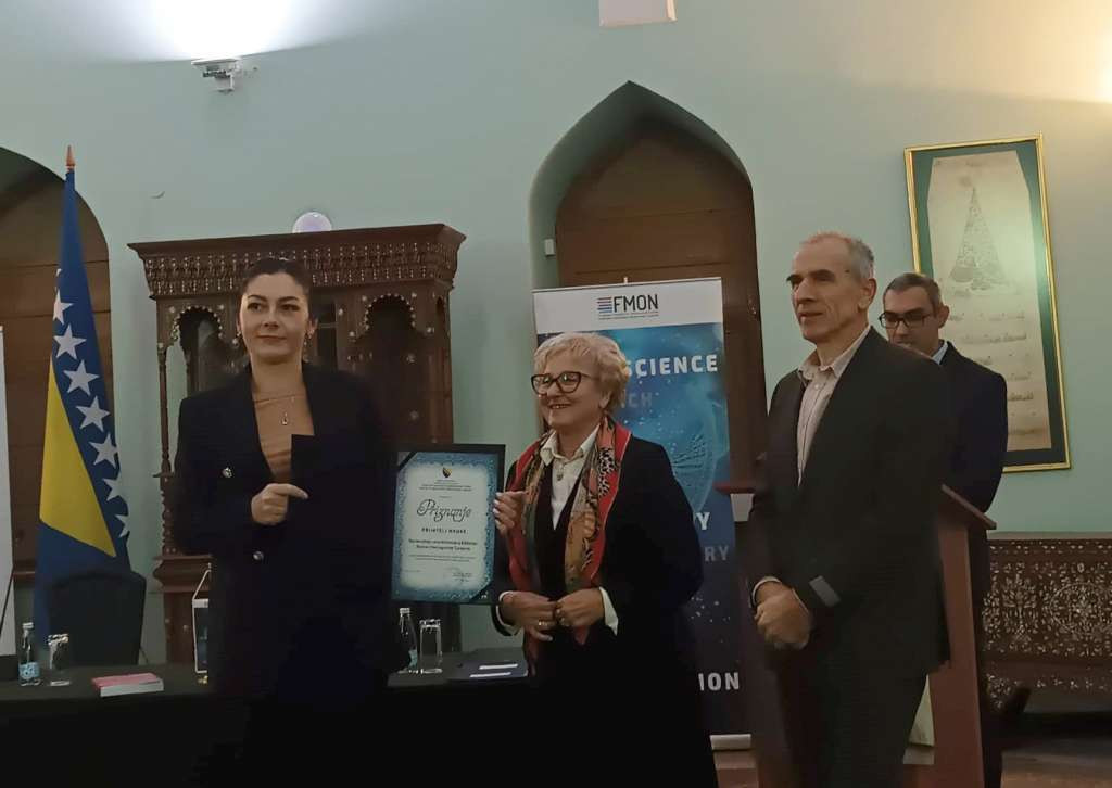 NUBBiH dobitnik priznanja Prijatelj nauke, priznanje dobilo još 15 organizacija i pojedinaca