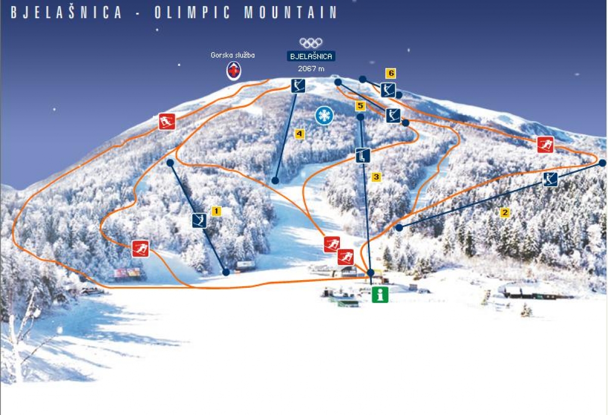 Zimska sezona na Olimpijskoj Bjelašnici počinje 12 decembra