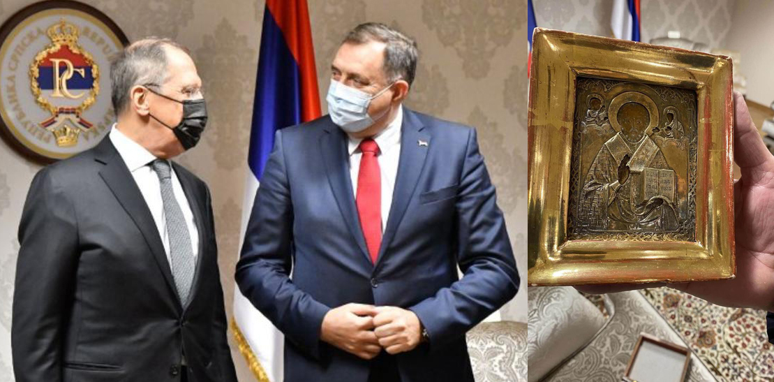 Ikona preko Dodika završila u Rusiji - sramota za BiH i posao za Interpol