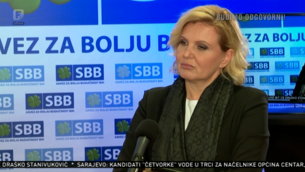 Sanela Gadžo Prašović o preliminarnim rezultatima lokalnih izbora