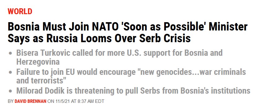 Turković: BiH mora ući u NATO što je prije moguće