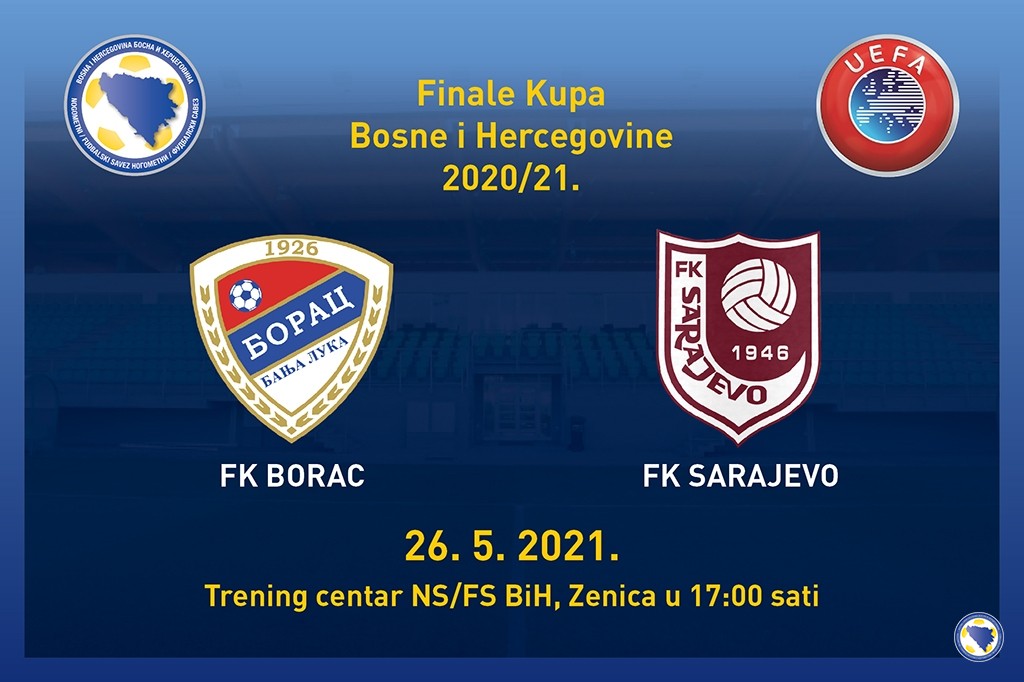 Promijenjen termin finala Kupa Bosne i Hercegovine