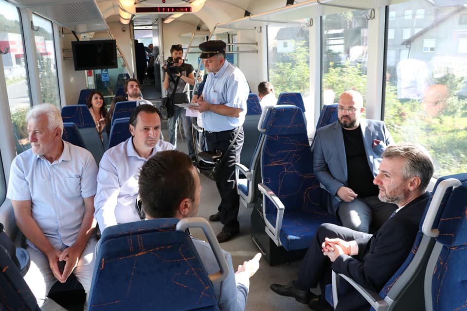 Počeo saobraćati voz od Željezničke stanice do Pazarića