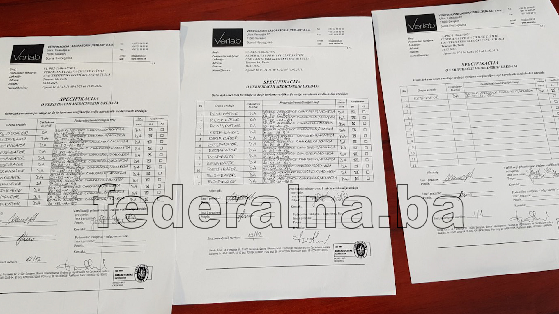 Jusufović: U UKC Tuzla uskoro u upotrebi 25 respiratora 'Srebrene maline'