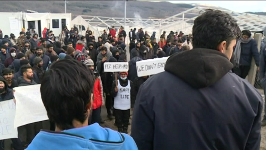 Migranti u Lipi i dalje odbijaju obroke