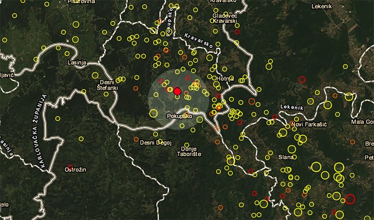 Novi zemljotres u Hrvatskoj: Od sinoć preko 10 potresa