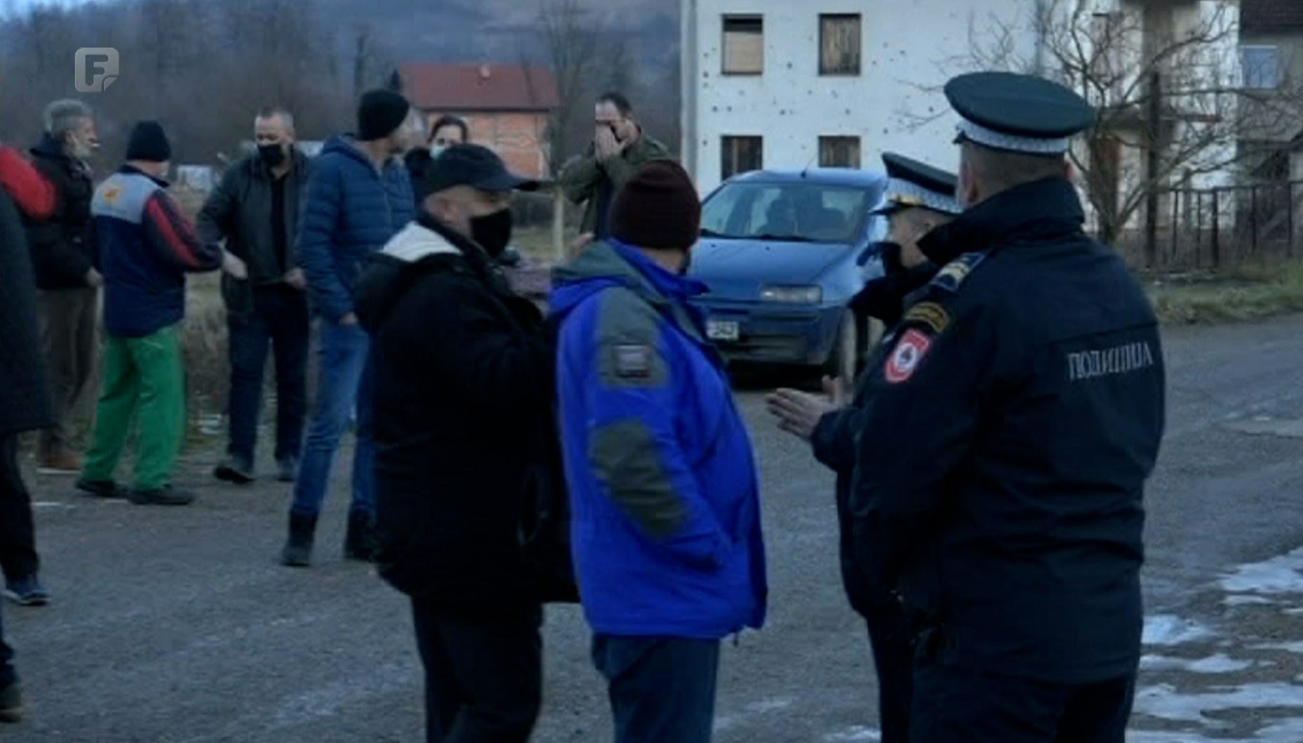 Protest roditelja povratnika u naselja Sjenina i Sjenina Rijeka