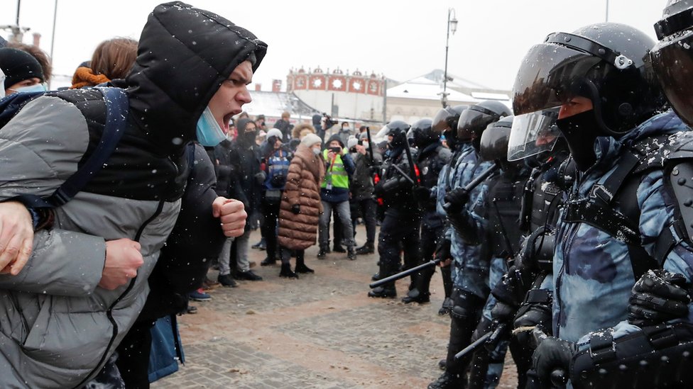 Rusija i protesti: Ne smeta ni temperatura -40˚C