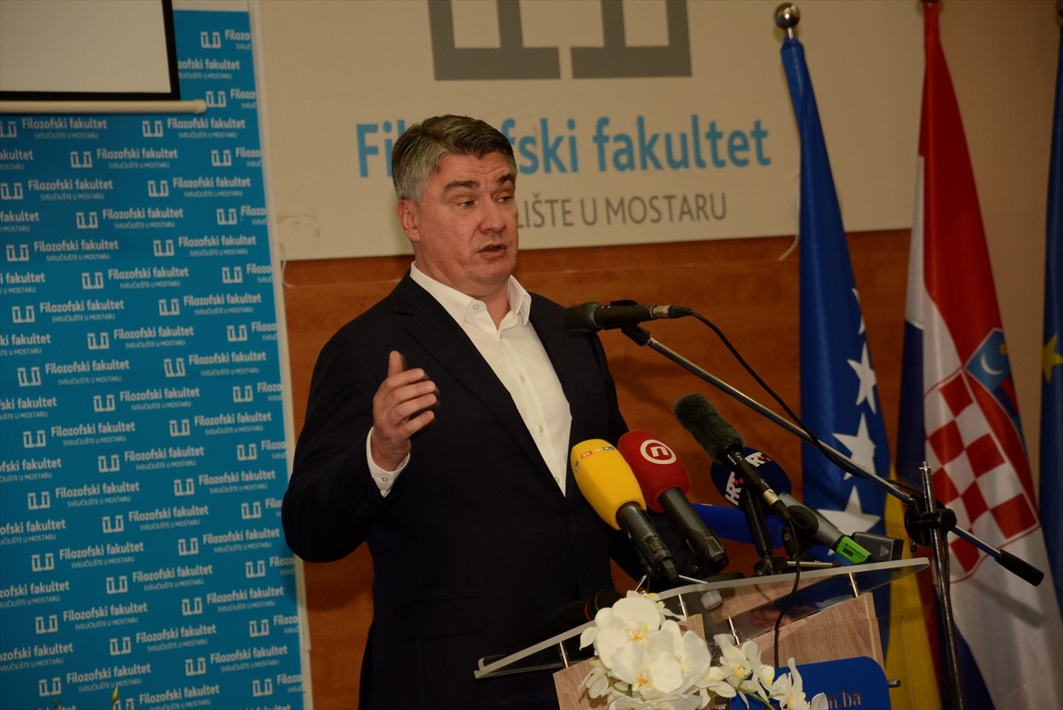 Milanović na Sveučilištu u Mosatru: Hrvatima ukradeno pravo biranja člana Predsjedništva BiH