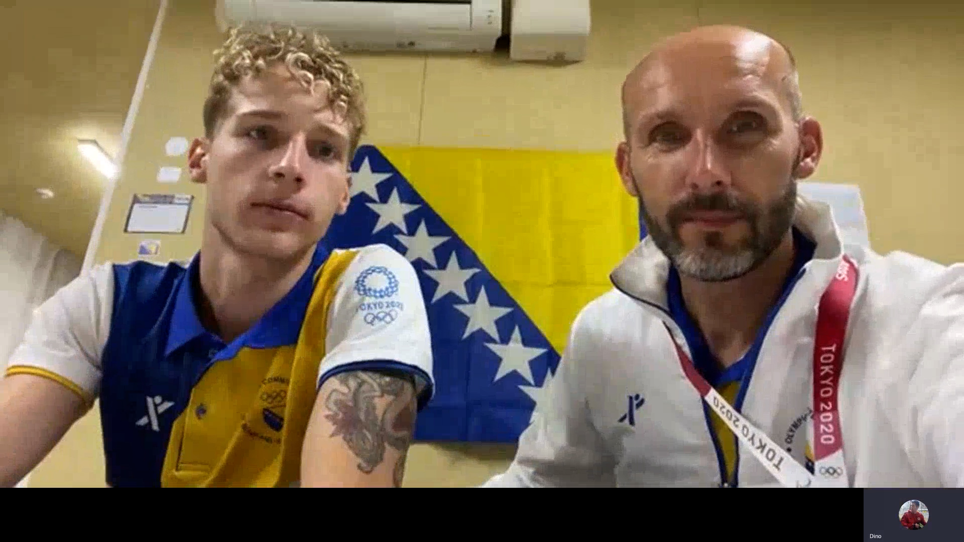 Nedžad i Haris Husić nakon osvojenog petog mjesta na Olimpijadi u Tokiju