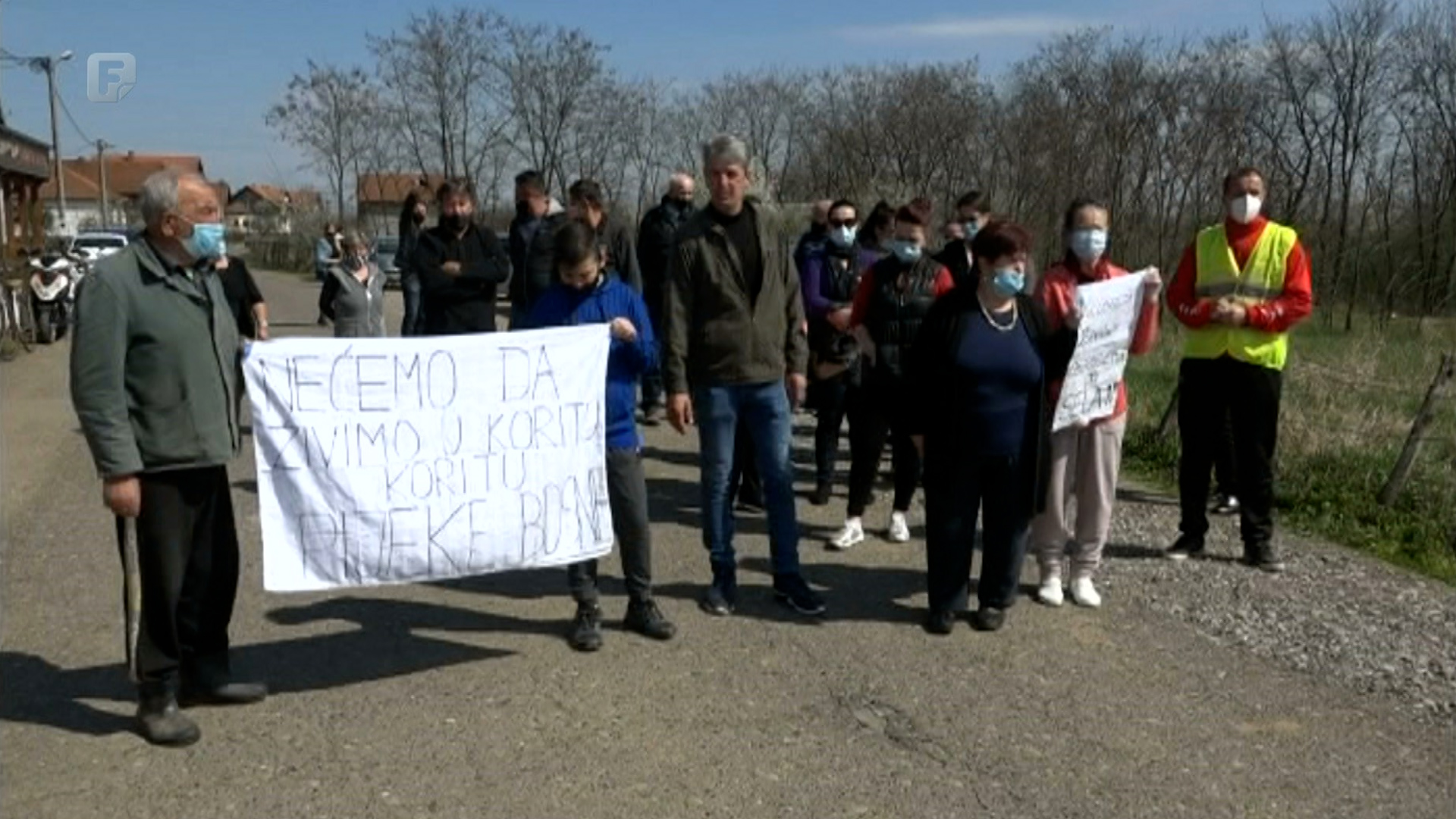 Protest povratnika u Modrički Lug zbog autoputa
