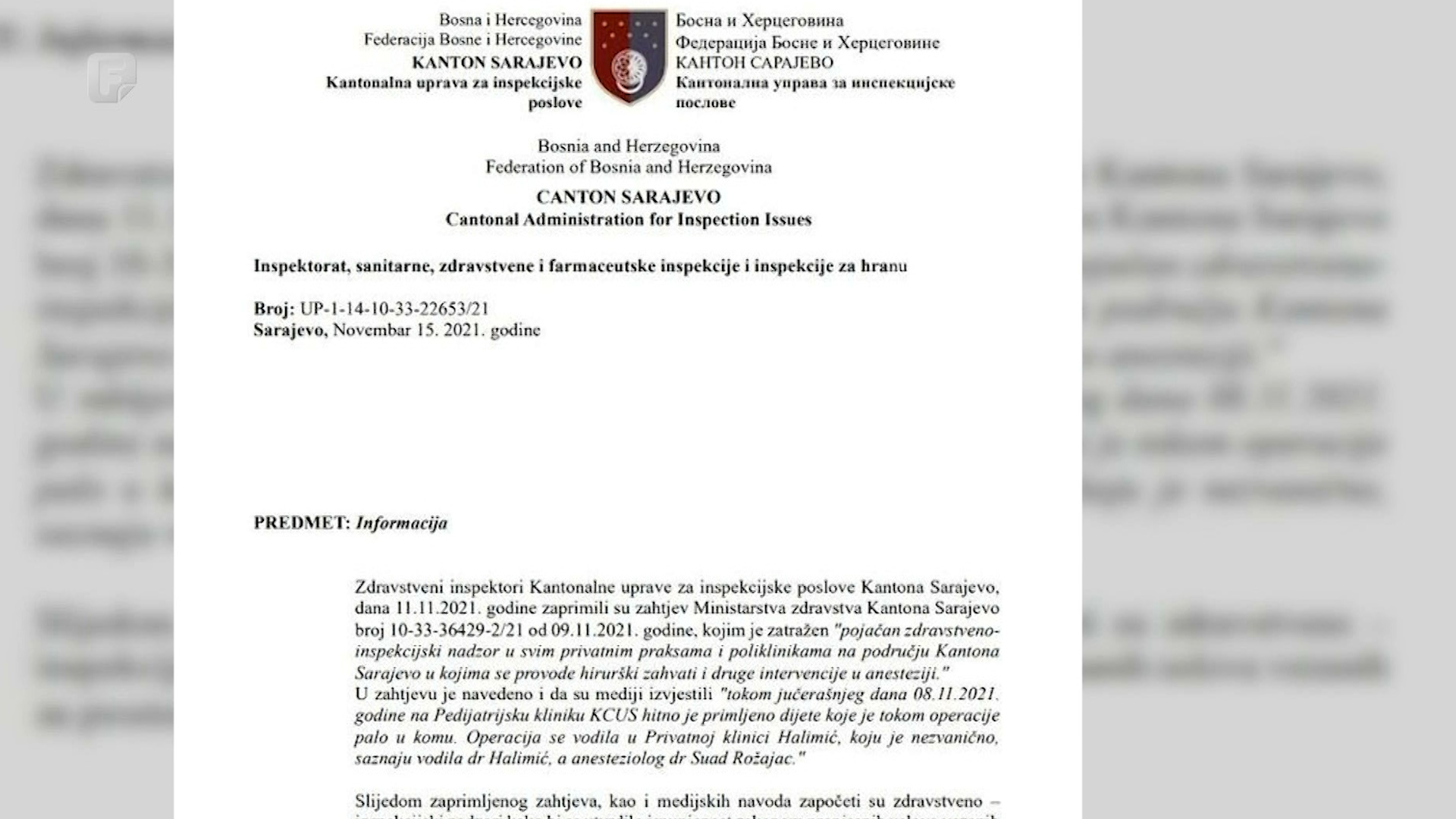 Inspektori uočili niz nepravilnosti u radu tri privatne klinike