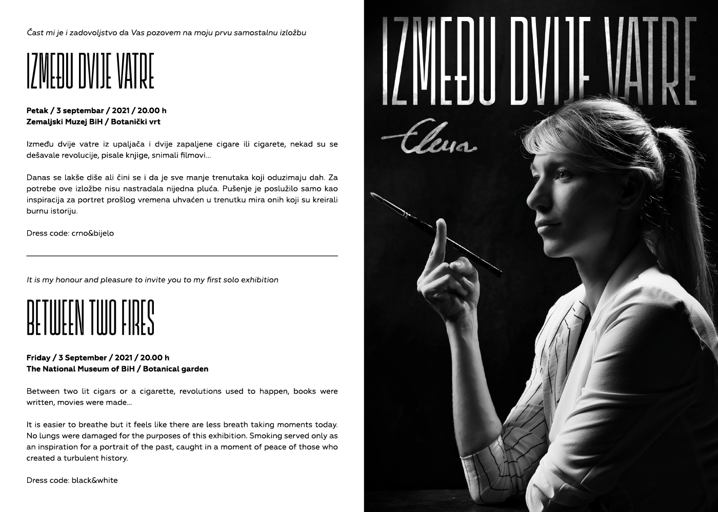 Prva samostalna izložba slika Elene Kovačević "Između dvije vatre"