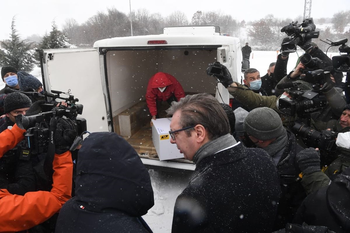 Srbija predala vakcine Sjevernoj Makedoniji