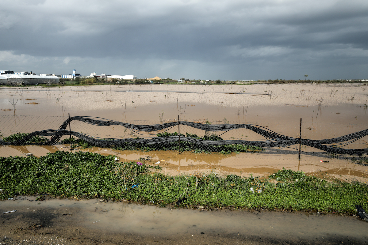 Izrael otvorio brane - poplavljena palestinska polja
