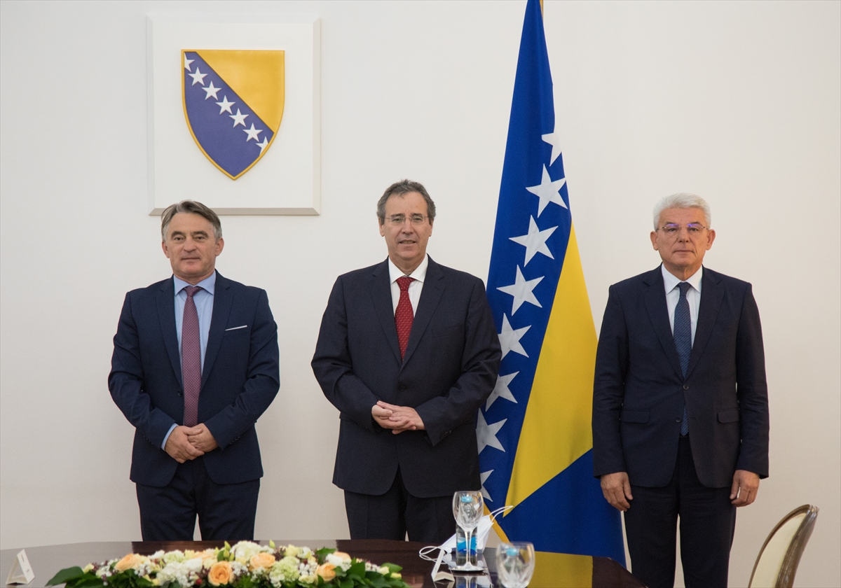 Komšić i Džaferović s Bergerom: Provesti reforme koje BiH vode ka EU i NATO