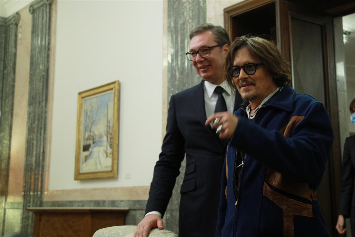 Vučić se sastao s holivudskim glumcem Johnnyjem Deppom