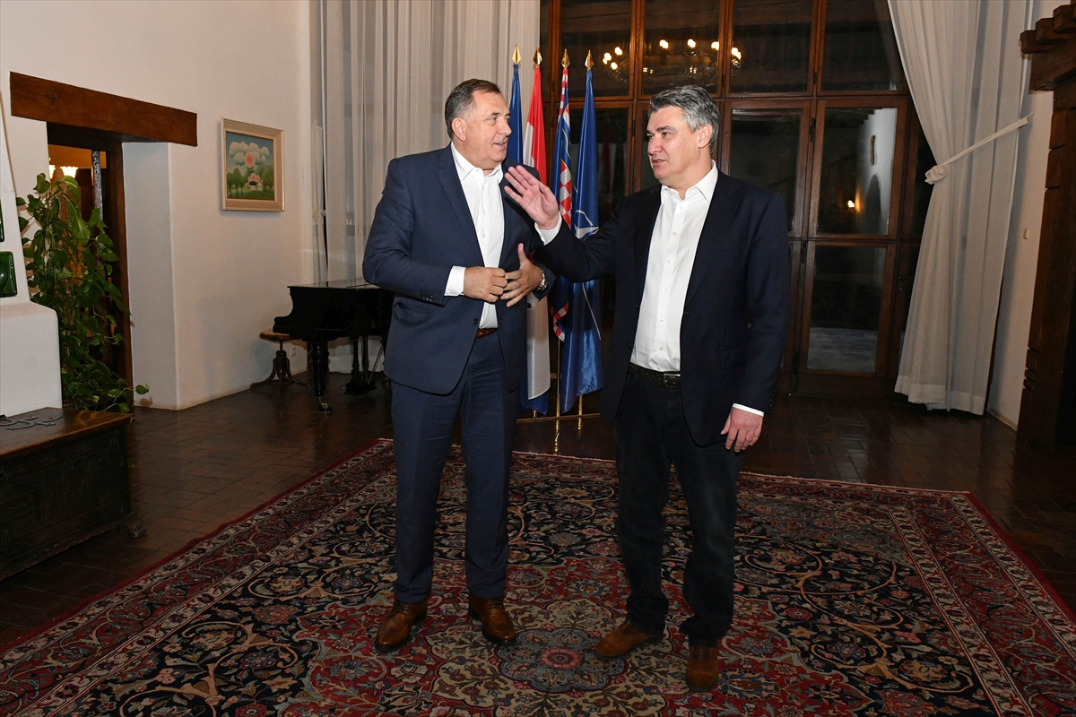 Milanović i Dodik razgovarali u Zagrebu